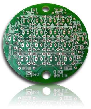 MR16 Bare PCB for 18 5mm or Piranha LEDs MR16 Bare PCB for 18 5mm or Piranha LEDs